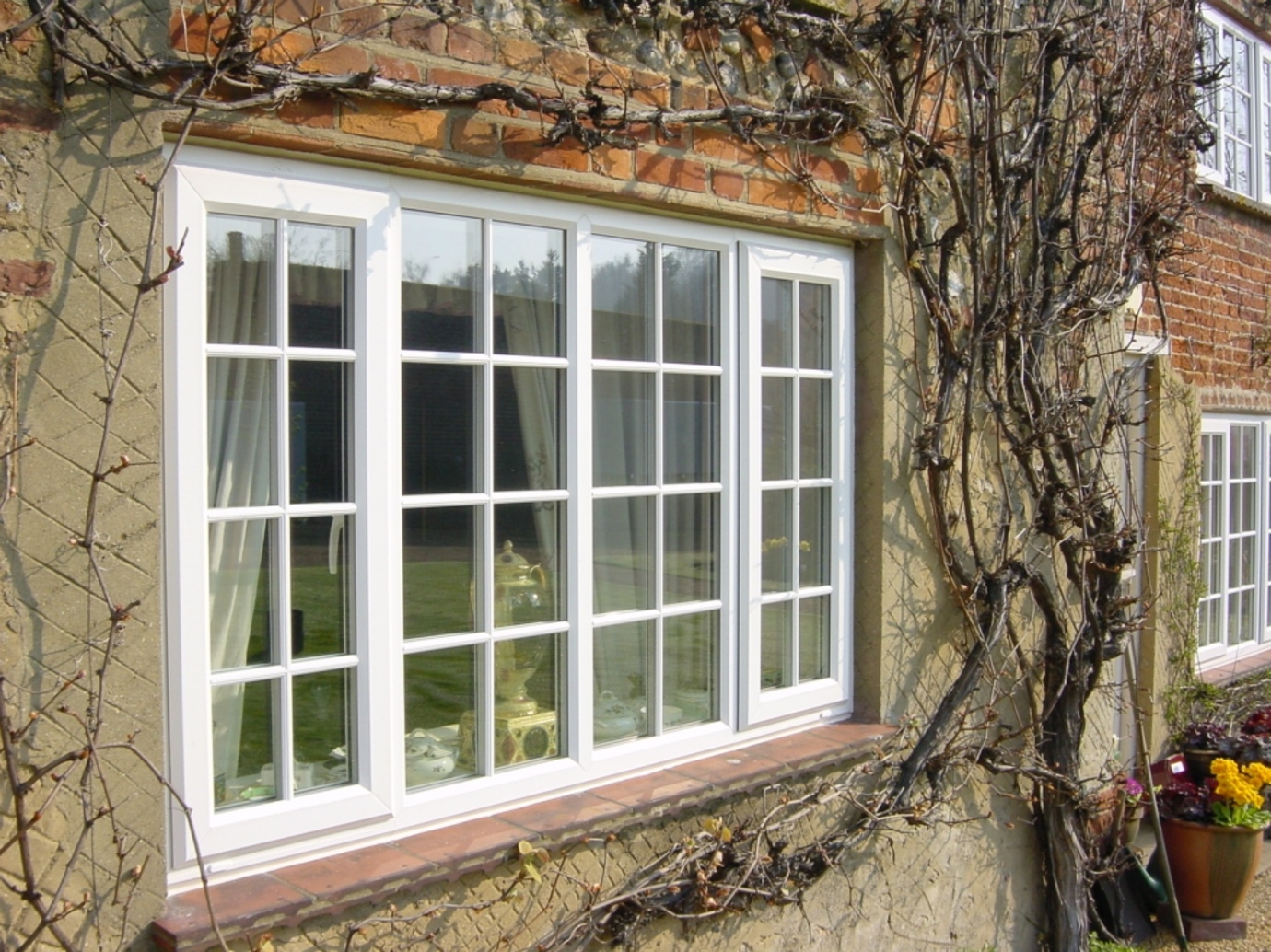 White UPVC in a Country Residence