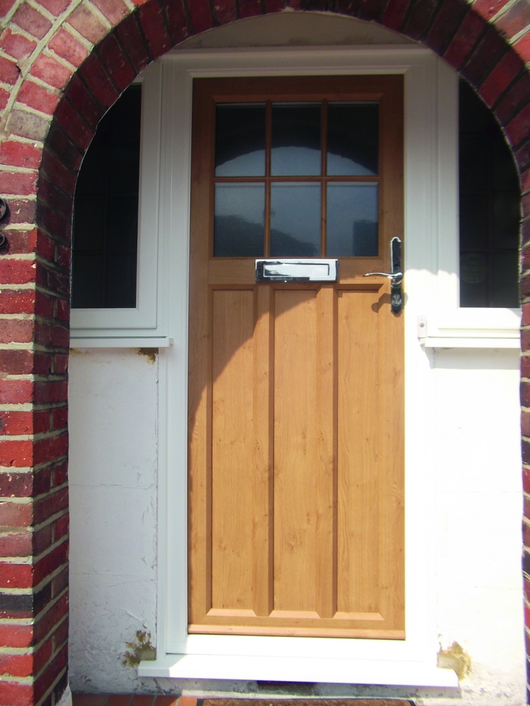Yellow Woodgrain Effect Period Style Door