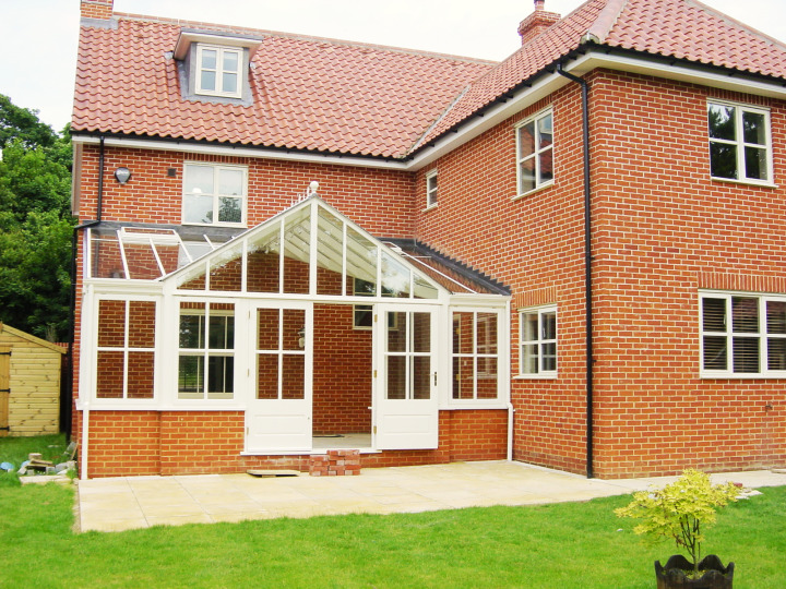 Gable Lean-to Conservatory for this Hopkins Home