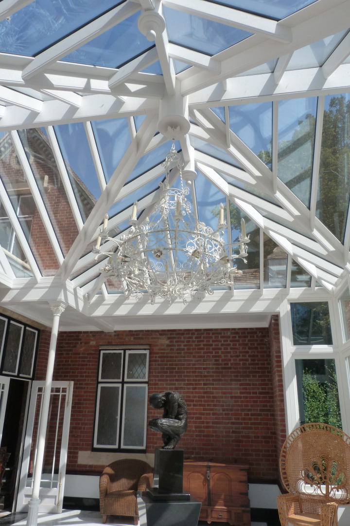 Grand conservatory for this period manor house