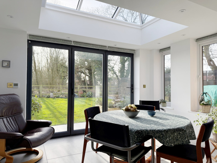 Larch-clad contemporary orangery