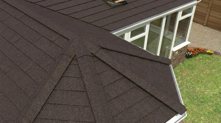 Metrotile Shingle Bistre Brown
