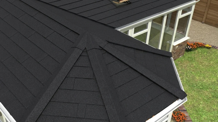 Metrotile Esprit Shingle Coal Black