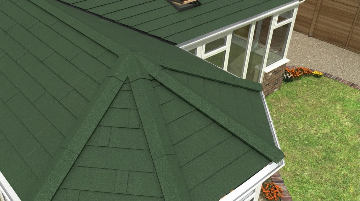 Metrotile Esprit Shingle Greenstone