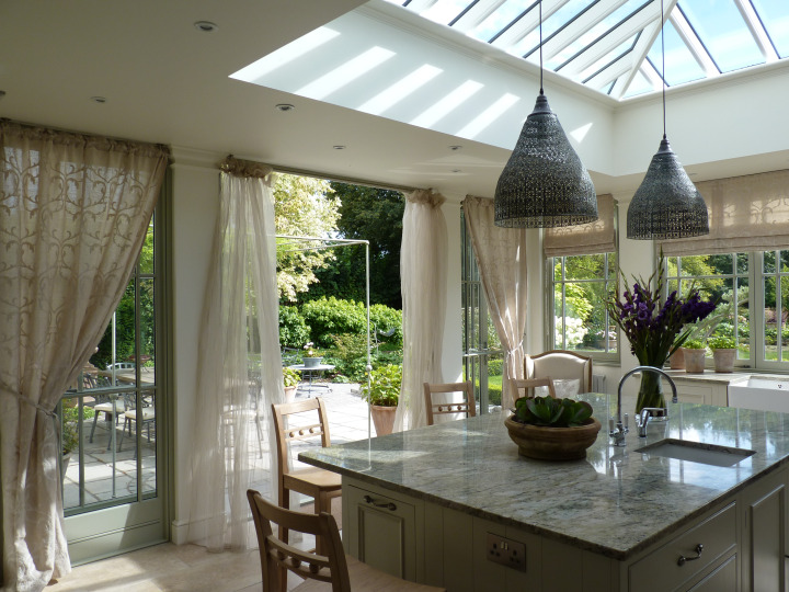 Orangery extension for a beautiful Neptune Kitchen