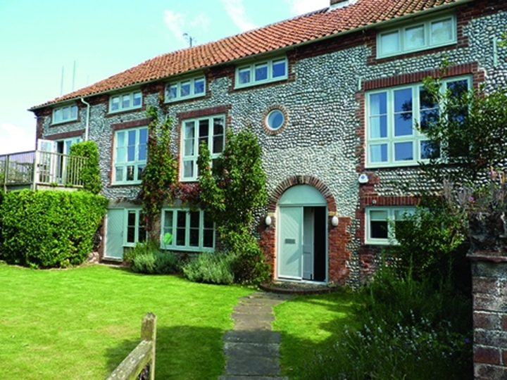 Colour-matched UPVC windows