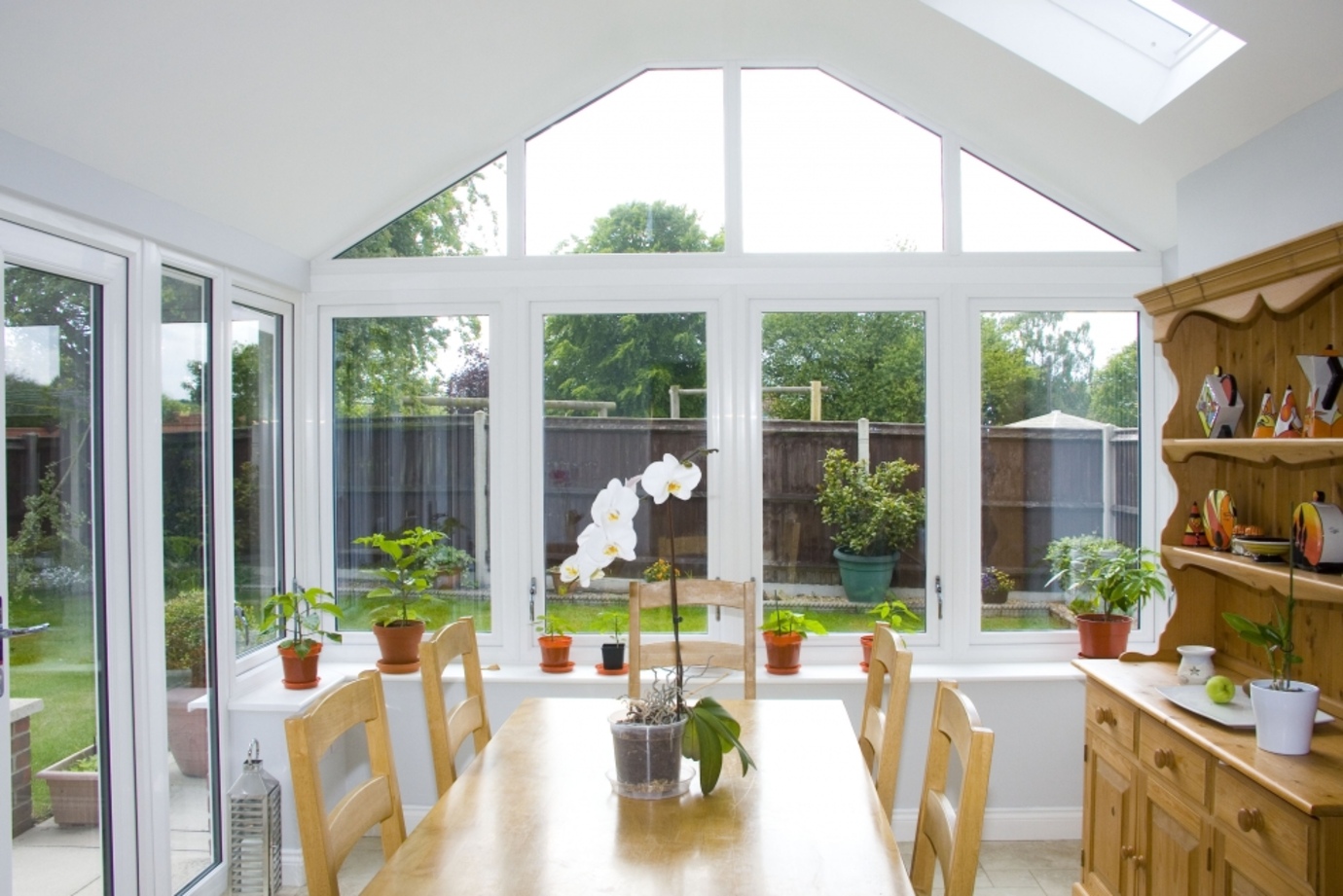Pretty White Garden Room