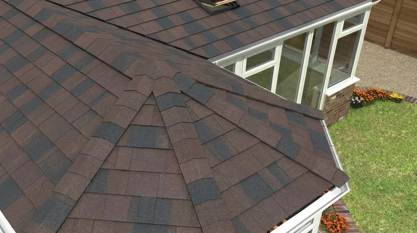 Metrotile Shingle Brown Black