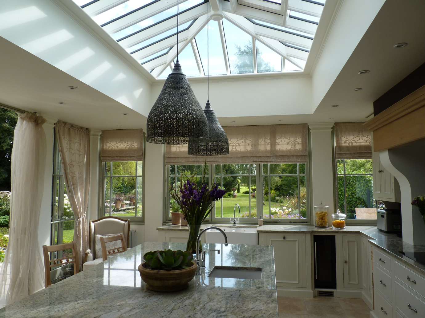Orangery extension for a beautiful Neptune Kitchen